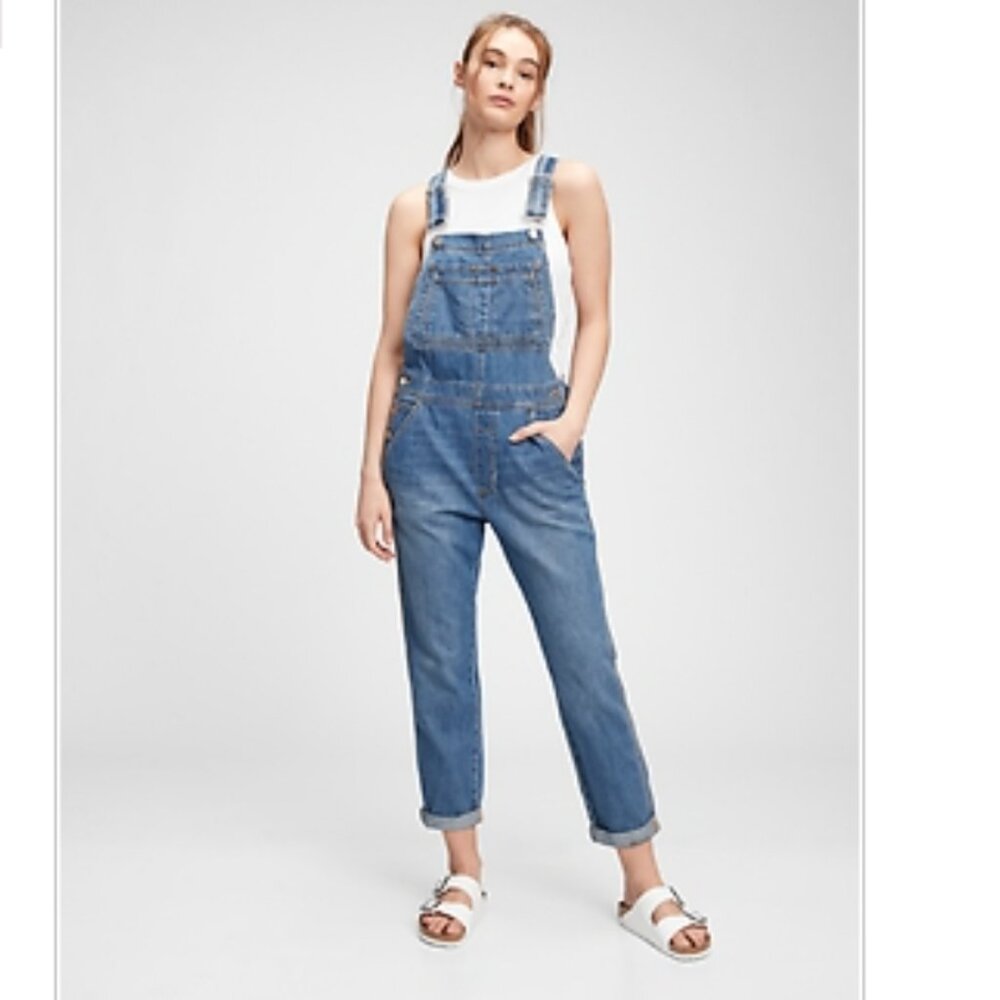 GAP Denim relaxed bib overalls